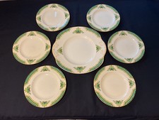 WOODS IVORY WARE ART DECO CAKE