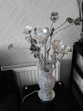 Silver Grey Table Lamp Light Vase 65cm  (Please read the discription) 