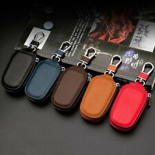 Car Key Holder Case Leather Key Chain Wallet Bag Cover Fobs Apply To All Cars