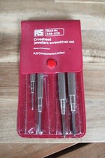 Vintage R.S. Components Ltd Jewellers 4 Piece Screwdriver Set - West Germany