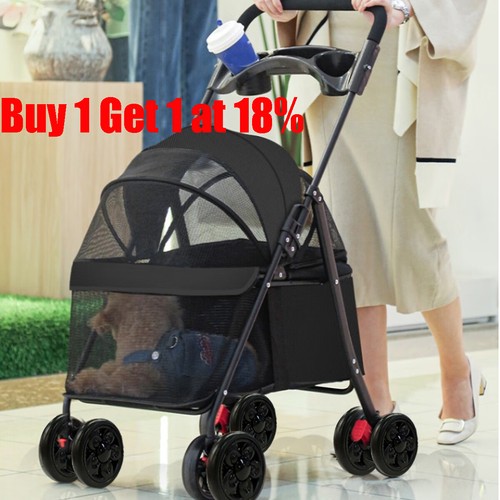Pet stroller dog cat - dog, puppy