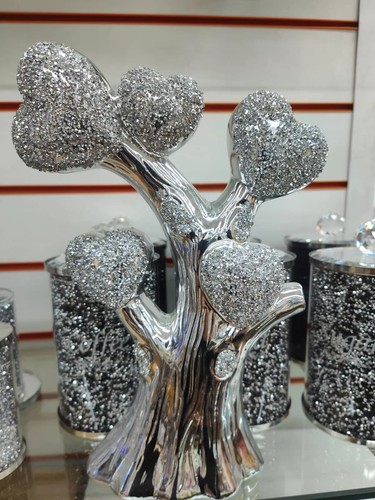 Heart tree crushed jewel - heart,