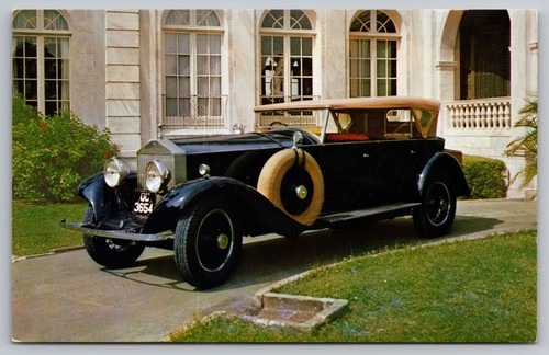 Postcard 1928 rolls royce - postcard:,