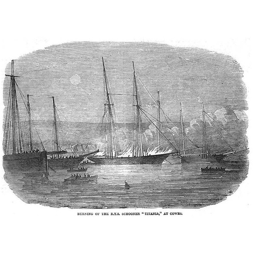 Cowes burning the rys - burning,