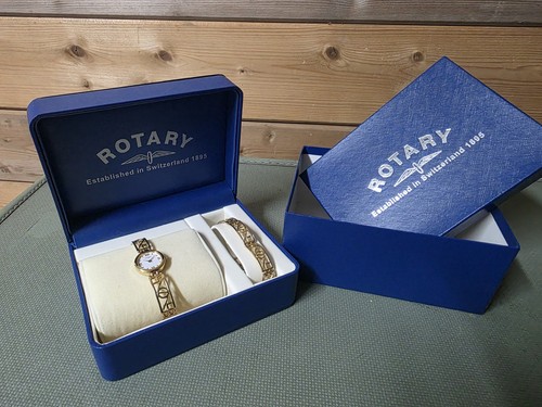 Vintage rotary gold watch - vintage,
