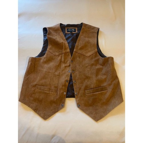Scully brown suede vest - scully, size