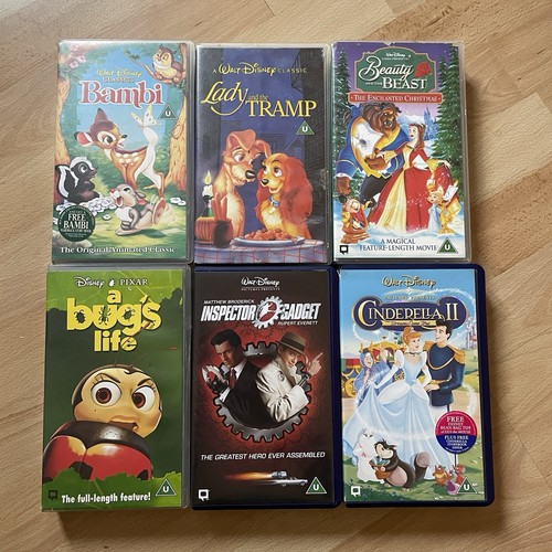 Disney vhs bundle - x6,