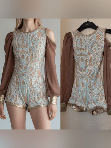 Solo dance costume - , damask