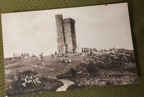 Antique postcard people - , on