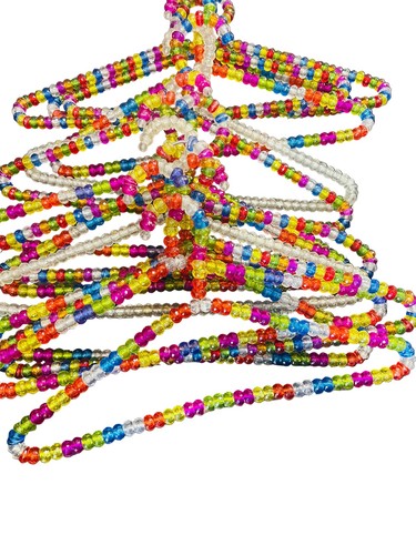 Pcs pack colourful beaded - colourful,