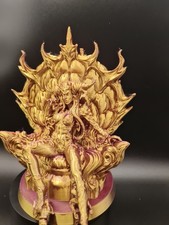 Gothic Warrior Queen On Throne