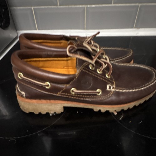 Timberland men brown leather - men's,