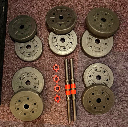 Adjustable dumbbell set - dumbbell,