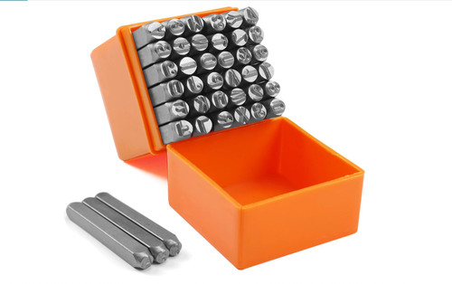 37pcs 3mm letter number - number, punch