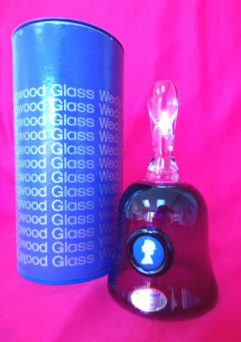 Wedgwood amethyst glass bell - wedgwood,
