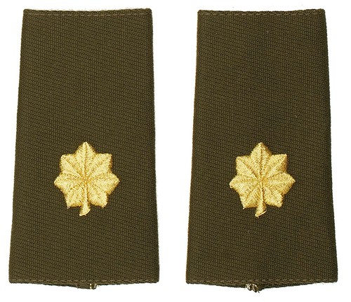 Agsu army major - major, epaulets