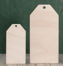 Wooden luggage tags. Rustic