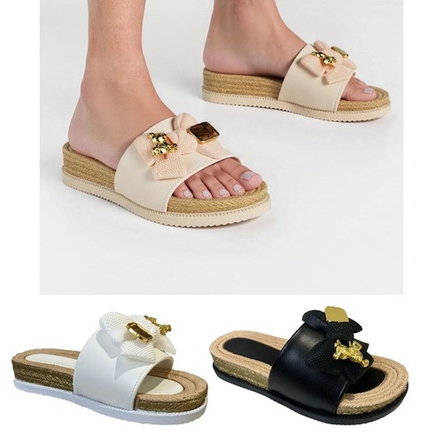Ladies wedge mules sandals - mules,