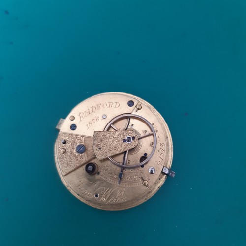 Fusee pocket watch movement - watch,