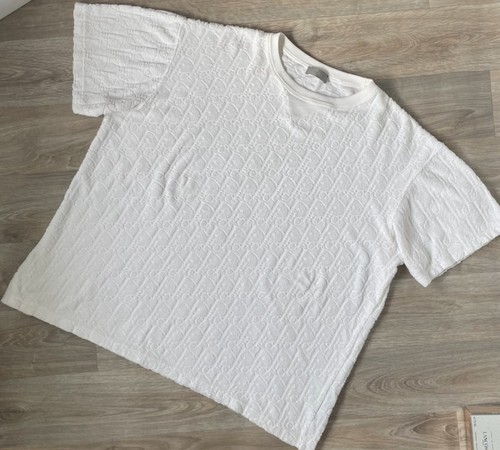 White dior towel tee excellent - dior,