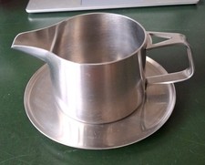 Old Hall Robert Welch Designed Oriana Sauce Boat/Cream Jug Tray/Saucer 5/8 Pint