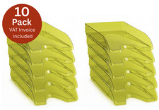 10-Pack Stackable Letter Paper