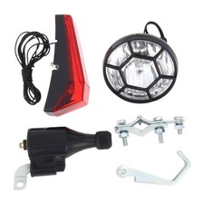 Dynamo Bicycle Light Set Simple Installation Waterproof