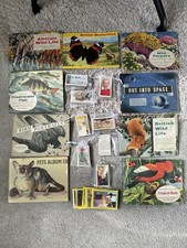 Job Lot Stickers, Cigarette Cards, PG Tips Cards, Brookbond Albums Various