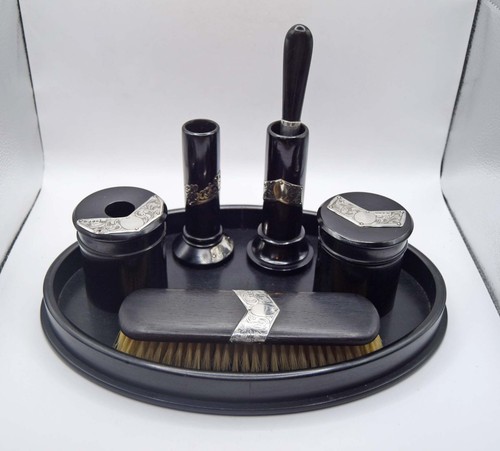 Antique polished ebony and - antique,