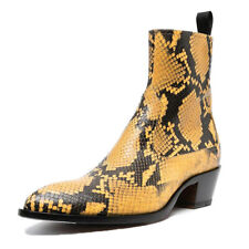 Men Snakeskin Print Real