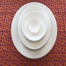 Set of 4 OVAL Drape Slump Mould for Pottery Air Drying Clay Arts and Crafts 