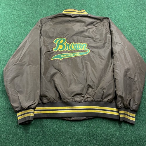 Vintage satin jacket mens - satin,