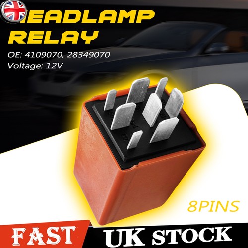 Front headlight control - front, relay