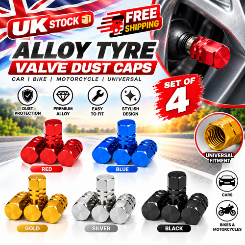 Tyre valve dust caps hex - dust,