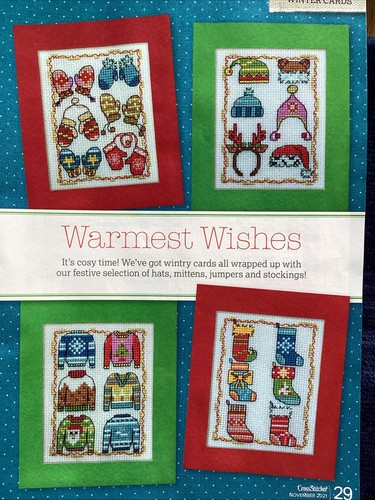 Sampler cards festive jumper - sampler,