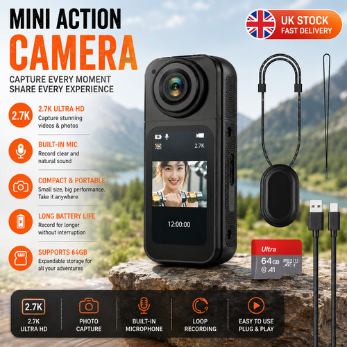 Magnetic mini body camera - body,