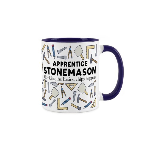 Apprentice stonemason mug - mug,