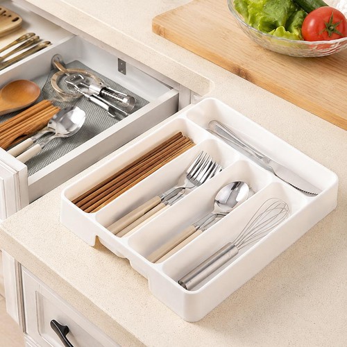 Extendable cutlery tray - cutlery, drawer