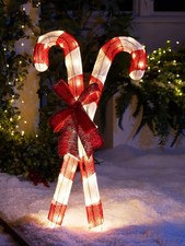 Candy Canes Outdoor Light Christmas Decoration - FREE P&P -