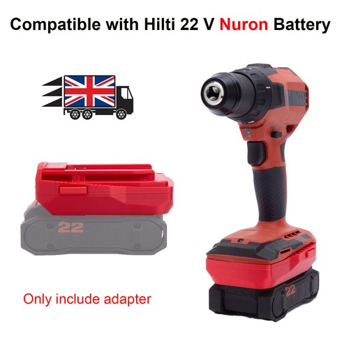 Battery adapter for hilti - battery, 22
