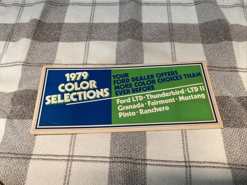 1979 ford color selections - 1979,