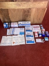 Mixed Various Vintage Medical First Aid  Bandages, Dressings Gloves Needles Etc