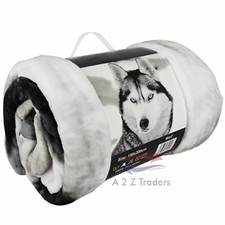 3D Animal Faux Fur Mink Throw