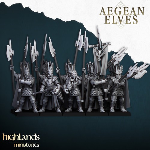 Mycenaean guard aegean - mycenaean, elves