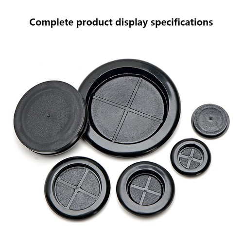 Black blanking grommets - grommets, rubber