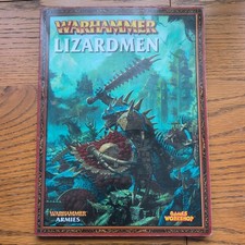 Warhammer Fantasy Lizardmen Army Book 2008 paperback games workshop 