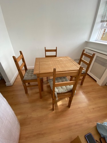 Dining table only - table,