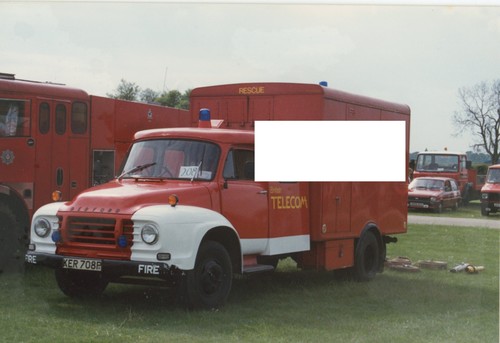 British telecom fire - (ker708p),