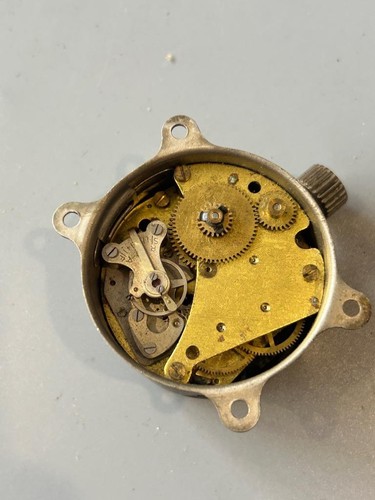 Antique clock movement - clock,