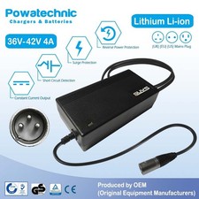 42V 4A XLR 3-pin Fast Charger